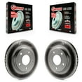 thumbnail image 1 of Genius Front Coated Disc Brake Rotors Pair for Car Mitsubishi Lancer Dodge Caliber KG-100133, 1 of 9