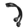 thumbnail image 3 of Cable adaptador de alimentación para GPU de 6 pines hembra a 8 pines macho, con funda trenzada de 20 cm., 3 of 5