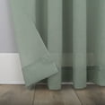 thumbnail image 4 of No. 918 Jillian Crushed Voile Sheer Rod Pocket Curtain Panel, 51" x 63", Mineral, 4 of 7