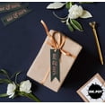 thumbnail image 4 of Inkdotpot Pack Of 50 Real Rose Gold Foil Paper Tags Thank You From The New Wedding Favor Hang Tags, 4 of 6