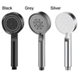 thumbnail image 2 of Multi-function 5 Modes Adjustable Handheld Bathroom Shower High Pressure Showerhead Water Saving Sprayer Shower Head GREY, 2 of 8