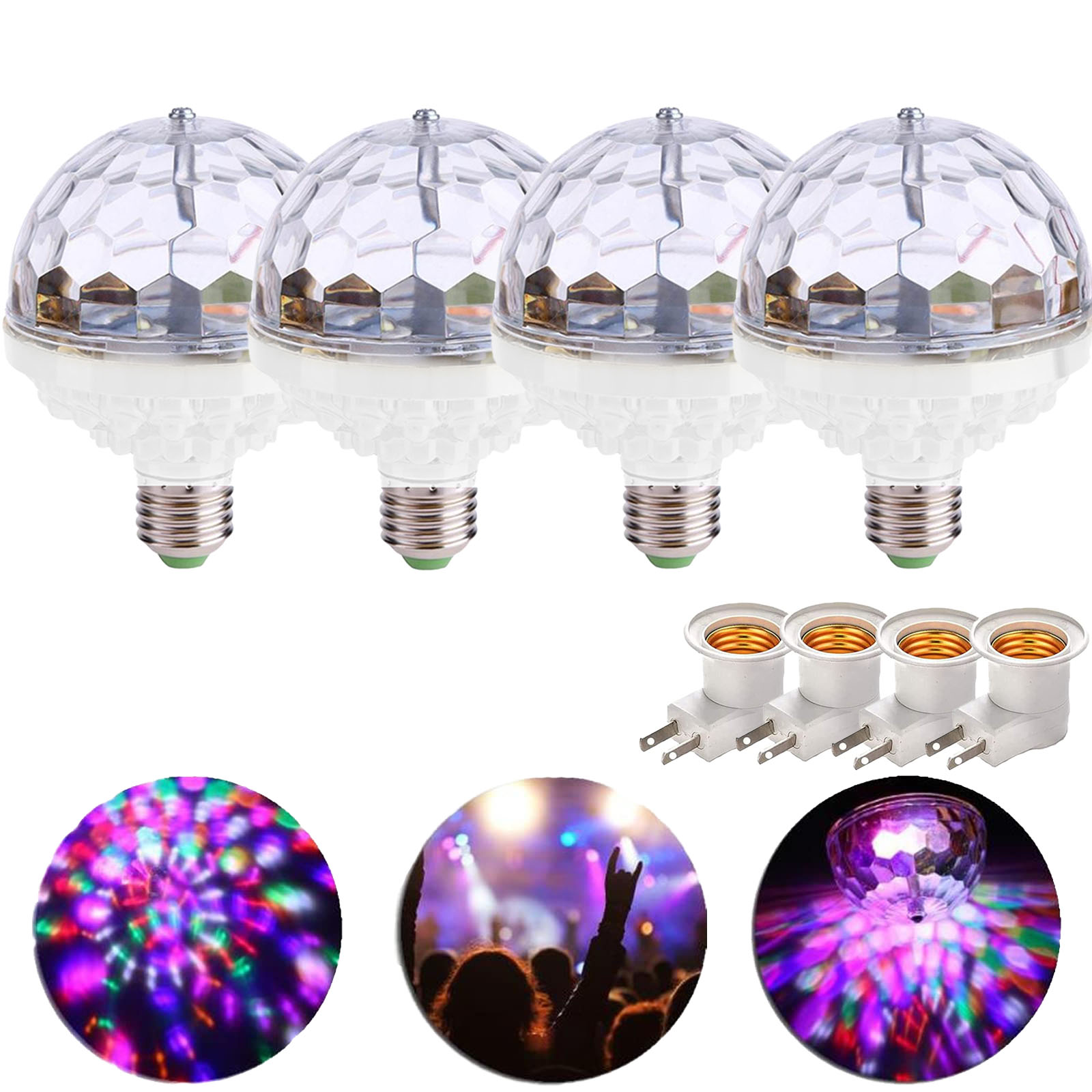 Colorful Rotating Magic Ball Light Party Lights Disco Ball, Mirror