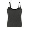 thumbnail image 4 of Yigetop Camisole Tops for Women, Women Plus Size Fashion Sleeveless Tops Slim Fit Vest Summertank Top Casual Tops Womens Ribbed Tank Top Grey2 M, 4 of 4