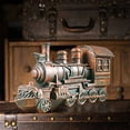 thumbnail image 4 of Locomotive Ornament Living Room Bedroom Desktop Decoration Personalized Metal Truck Model Figurine, 4 of 6