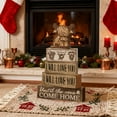 thumbnail image 6 of Scottish Cow Tiered Tray Stand - Farmhouse Desktop Ornament For Holiday Tabletop Display (A), 6 of 7