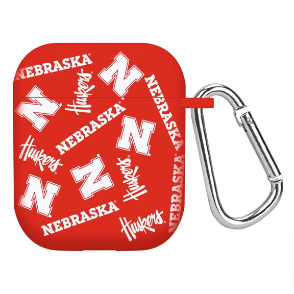 Nebraska Huskers HD Case Cover Compatible with Apple AirPods Gen 1 & 2 (Random) by Affinity Bands
