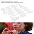 thumbnail image 4 of Face Painting Template, 20pcs Face Body Painting Template With Round Buckle For Holiday, 4 of 8