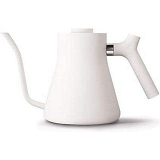 Stagg EKG Electric Kettle 0.9L - Matte White with Maple Accents