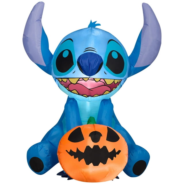 Decoración inflable de Halloween con puntadas aerodinámicas de 90 cm de altura
