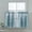 Blue, variant on 1 Panel Tiers Small Window Treatment Curtain Insulated Blackout Drape Short Panel for Kitchen Bathroom Living Room or Any Small Window,54x24inches