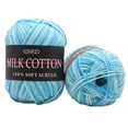 thumbnail image 2 of Xoxingysm Acrylic Yarn,Crochet Yarn,1Pc Chunky Colorful Hand Knitting Milk Cotton Knitting Crochet Blended Cotton D, 2 of 2