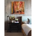 thumbnail image 3 of "Autumn Moose" Painting Print on Wrapped Canvas, 3 of 7