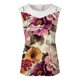 thumbnail image 5 of Camiseta sin mangas de encaje con estampado de mujer Camiseta sin mangas de empalme de cuello redondo Camiseta ligera y cómoda delgada OAVQHLG3B Store  lin121212, 5 of 5