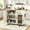 White, variant on Frmobepts 43.3" Kitchen Island Cart Rolling Storage Cabinet Cart with Drawer & Rack,White