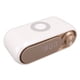 thumbnail image 1 of Radio despertador con altavoz Bluetooth BuyWeek con cargador inalámbrico construcción robusta, 1 of 12
