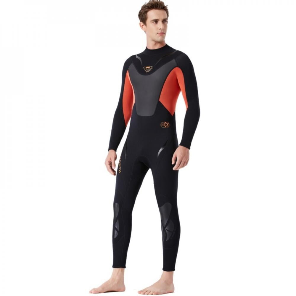 Details about   3mm Wetsuit Full Body Diving Suit Back Zipper Suit for Diving Snorkeling Surfing 