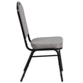 thumbnail image 6 of Bowery Hill Contemporary Fabric Banquet Chair in Black and Gray, 6 of 8
