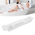 thumbnail image 5 of YAHHU Expandable Bathtub Shelf & Caddy Tray – Adjustable Storage Rack for Shower, Bath, & Toilet, Skid‑Proof, Multi‑Function, 5 of 15