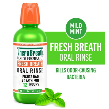 UPC 697029100165 product image for TheraBreath Fresh Breath Mouthwash  Mild Mint  Alcohol-Free Mouthwash for Adults | upcitemdb.com