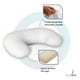 thumbnail image 4 of Almohada para Alimentar Memory Foam COJIN DE LACTANCIA Color Blanca 70 X 49 X 19 cm, 4 of 7