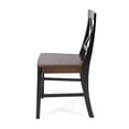thumbnail image 6 of Bono Acacia Wood Dining Chairs, Set of 2, Black/Walnut, 6 of 7