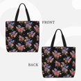 thumbnail image 2 of Balery Bouquet Bolsa de Mano para Mujeres con Cremallera, Bolsa de Gimnasio con Compartimentos, Bolsa para Laptop, Bolsa para Trabajo, 2 of 7