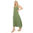 thumbnail image 2 of Moa Collection Women's Lightweight Tiered Gauze Maxi Dress with Relaxed Fit, 2 of 4