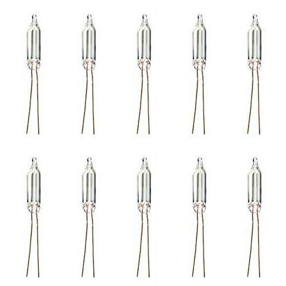 CEC Industries A9A Neon Indicator Bulbs, 110 V, 0.067 W, Wire Terminal Base, (Box of 10)