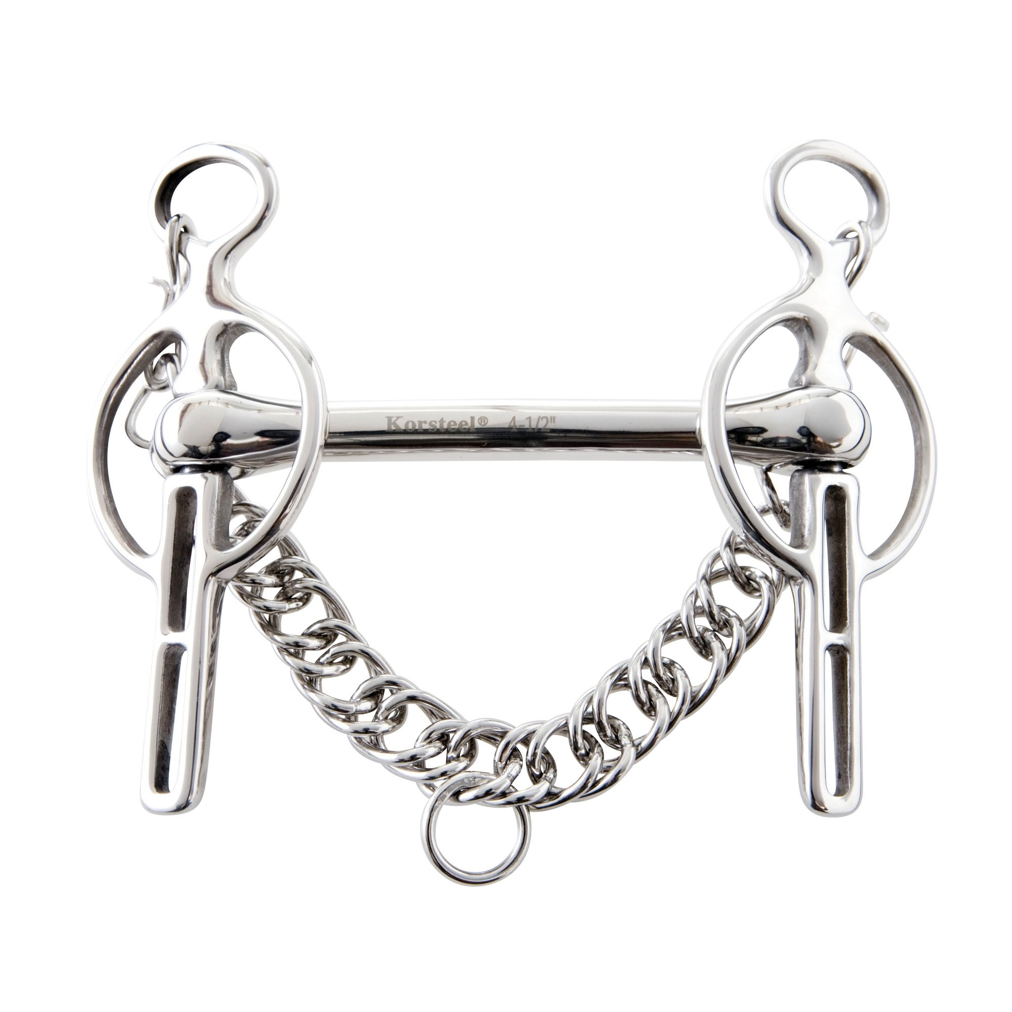 Liverpool Driving Bit 3 Slot Stainless Steel Horse & Pony Bit All Sizes