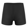 thumbnail image 2 of YUUMIN Swim Shorts for Girls Solid High Waist Booty Shorts Quick Dry Boardshorts Trunks Summer Hot Bottoms A Black 12, 2 of 5