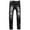 Black, variant on Herrnalise Men's Fashion Casual Tie-Dye Printed Jeans Stretch Skinny Denim Jogger Pants For Black,3XL
