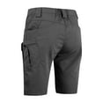 thumbnail image 4 of LISTHA Mens Tactical Shorts 11" Waterproof Hiking Fishing Breathable Quick Dry Cargo Short Shorts Regular Black 3XL, 4 of 7