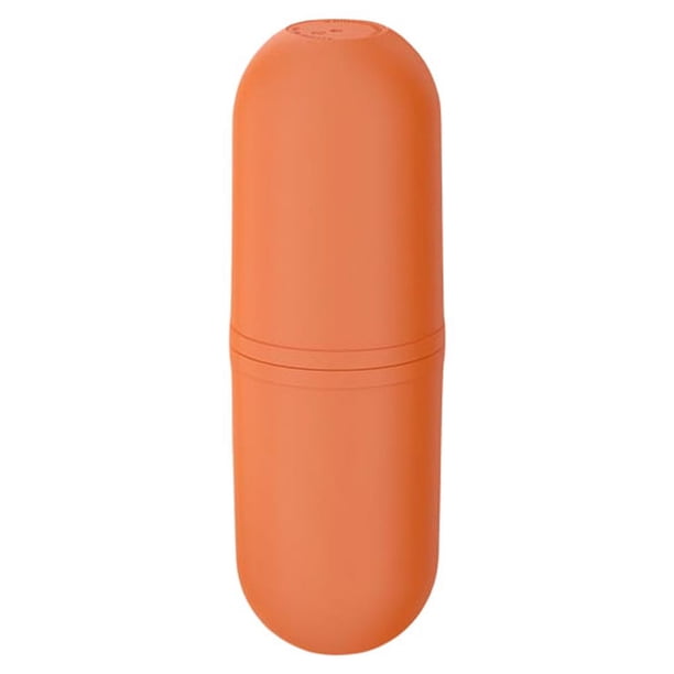 Estuche de almacenamiento de cepillo de dientes Toystoory 4 en 1 Naranja