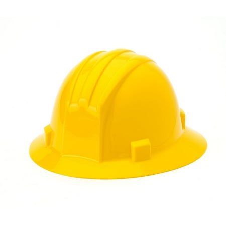 

Mutual Industries Ratchet Suspension Full Brim Hard Hat Yellow (50210-41)