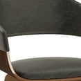 thumbnail image 3 of Simpli Home Lowell Bentwood Dining Chair in Distressed Brown Vegan Faux Leather, 3 of 11