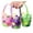 multicolor, variant on Easter Hanging Plant Holders,Easter Felt DIY Basket Egg Set, Handmade Bunny Basket With Egg For Kids Easter Egg Hunt Decor