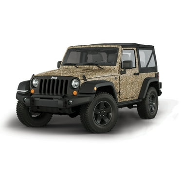 Mossy Oak Camo Vinyl Jeep Wrap - 2 Door Jeep - Shadow Grass Blades