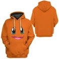 thumbnail image 4 of Pikachu Anime Elf 3D Digital Printing Fashion Casual Sweatshirt Hooded Pullover Zipper Shirt Birthday Gift, 4 of 5