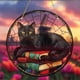 thumbnail image 2 of Atrapasueños Maine Coon, Adorno Colgante Acrílico, Decoración De Pared, Hogar, Cocina, Habitación, Jardín, Oficina, Atrapasol, Regalo Para Amantes De Los Gatos, 2 of 7