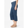 thumbnail image 3 of Woman Within Plus Size Clean Front Denim Capri, 3 of 3