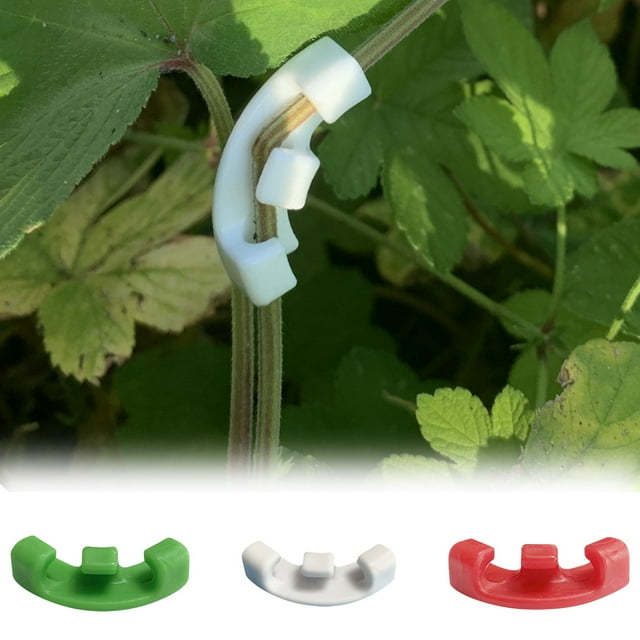 10PC Formación de doblado de planta a bajo estrés Abrazaderas de planta ABS Easy install controles Forma mejora el rendimiento adecuado para 90 grados