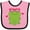 Pink and Black, variant on Inktastic Summer Frog Beach Vacation Sunglasses Girls Baby Bib