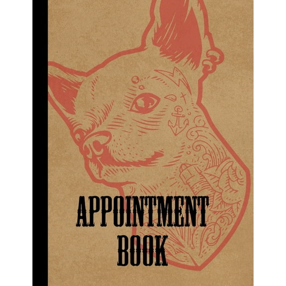 Tattoo Artist Appointment Book: Large Tattoo Artist's Daily Planner Appointment Log - 120 Pages and 15 Minute Increments - Tattoo and Piercing Busines
