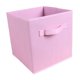 thumbnail image 4 of Cubo de almacenamiento plegable, cesta abierta, cesto de ropa plegable para la familia rosa, 4 of 9