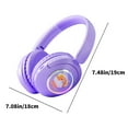InsCrazy Bluetooth Headphones, Bluetooth 5.3 Wireless Headset with RGB