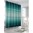 thumbnail image 3 of Shower Curtain Shower Curtains for Bathroom, Waterproof Polyester Shower Curtain Set with Hooks, Stall Long Size 54"x78", 3 of 6
