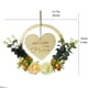 thumbnail image 2 of Bienvenido Bienvenido a My Home, cartel de madera para puerta delantera con guirnalda de corazón de amor, decoraciones del Día de San Valentín para decoración de puerta de pared, 2 of 8