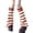 Coffee, variant on Women's Leg Warmers Flared Striped Warmers Loose Fit Boot Covers Cozy Winter Daily Socks