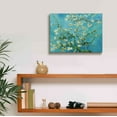 thumbnail image 3 of Epic Graffiti 'Almond Blossoms' by Vincent Van Gogh, Canvas Wall Art, 16"x12", 3 of 8