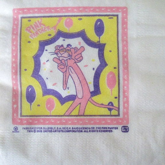 Pink Panther Vintage 2000 'The Color of Cool' Small Napkins (25ct)